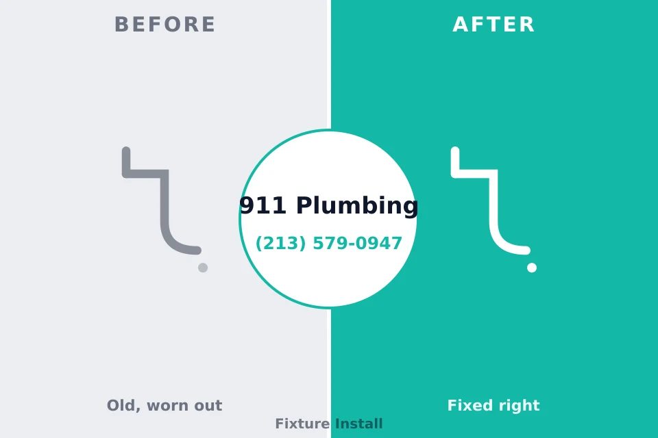 Before and after: plumbing company Gregory, SD